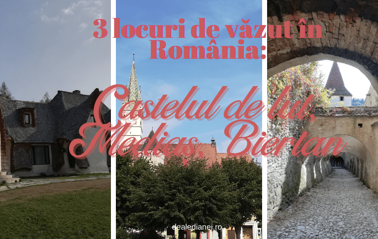 3 locuri de văzut în România: Castelul de lut, Mediaș, Biertan